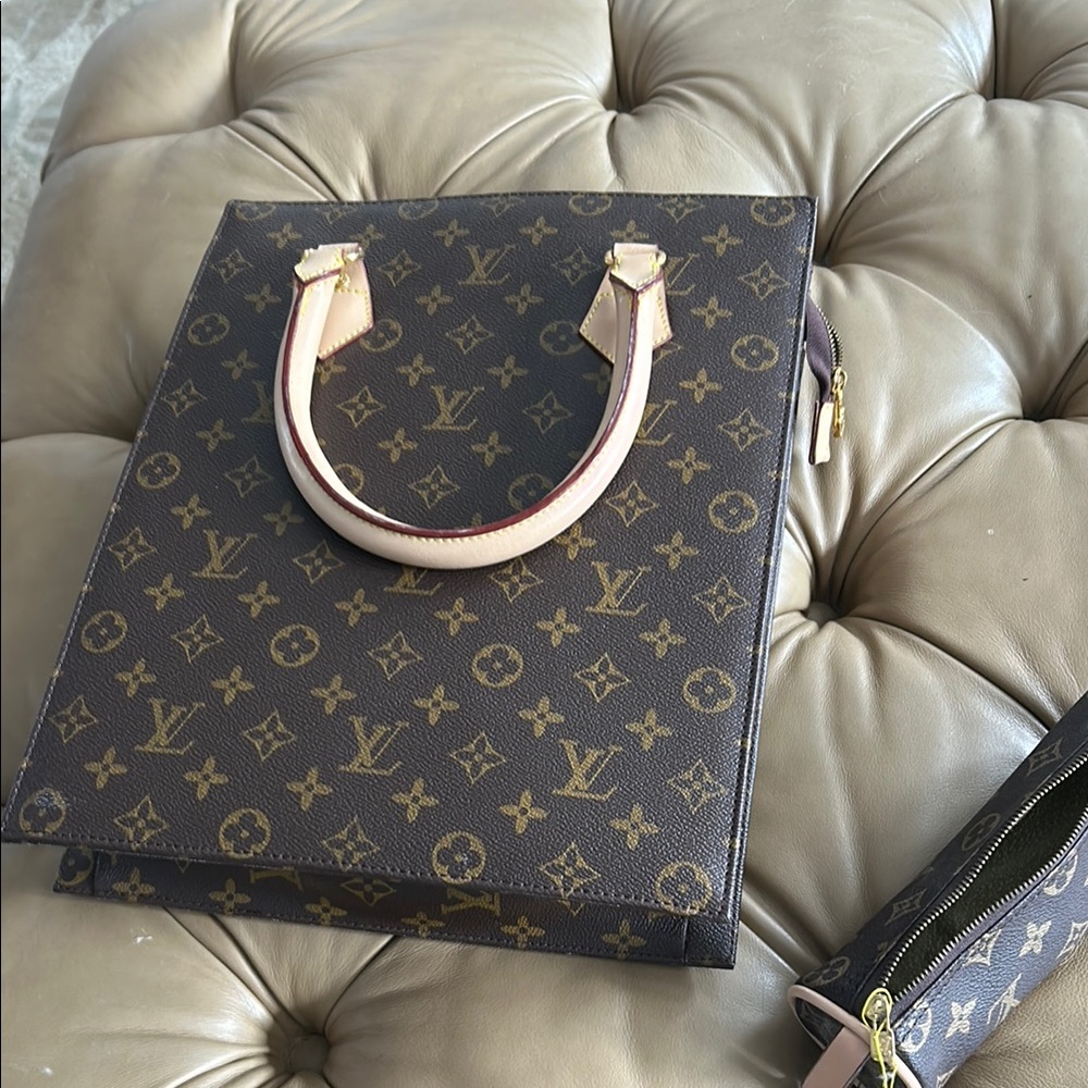 Louis Vuitton Brown Monogram Tote Bag